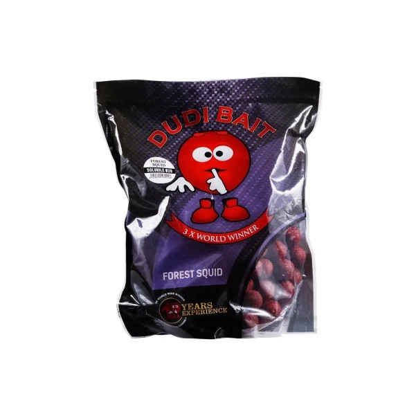 DUDI BAIT Forest Squid SOLUBLE Boilies 1kg 24 mm / 1 kg