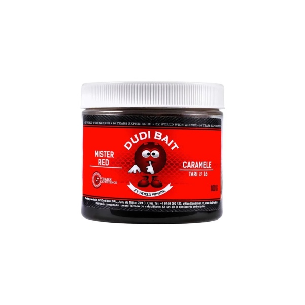 DUDI BAIT Mister Red Super Hot TARI Hookbaits   24mm