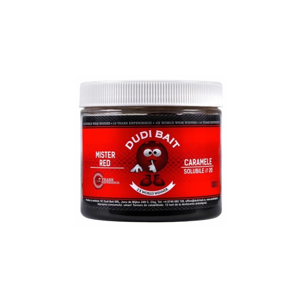 DUDI BAIT Mister Red Super Hot SOLUBLE Hookbaits 24mm