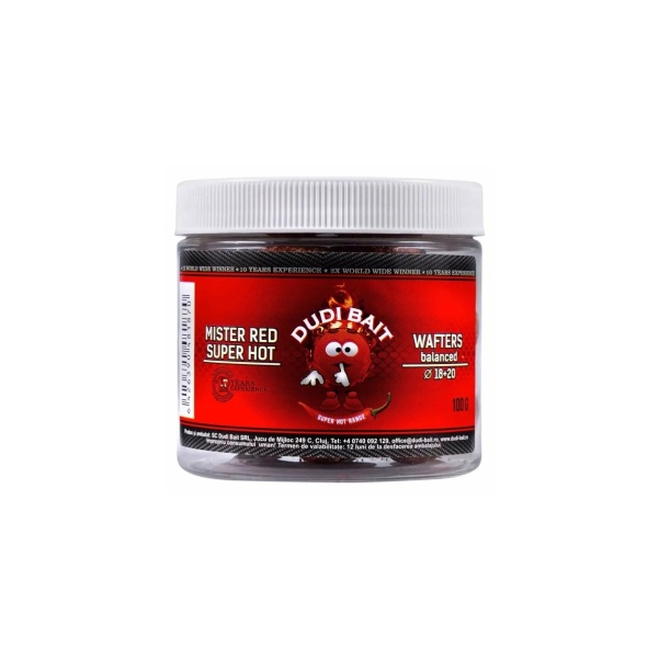 DUDI BAIT Mister Red Super Hot Wafters  14-16mm