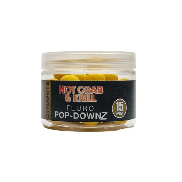 DynamiteBaits Hot Crab&Krill Fluro Pop-Downz 