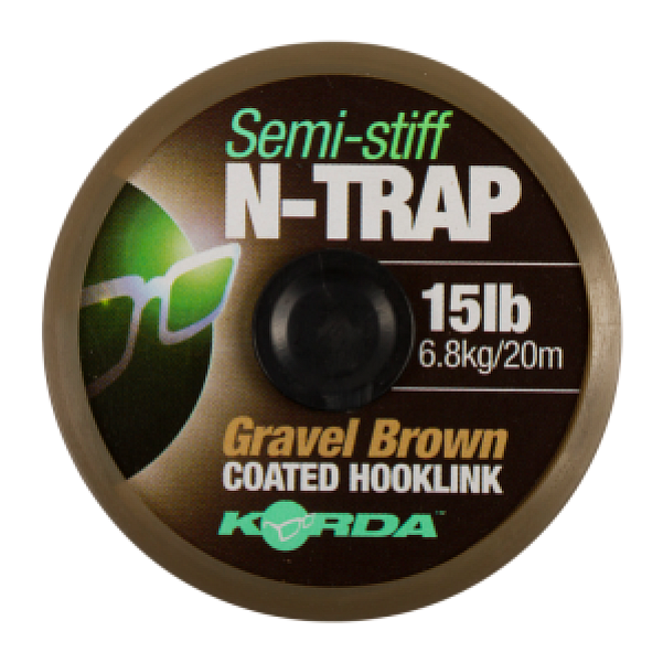 Korda N-Trap Semi Stiff 20lb(9.1kg) gravel brown