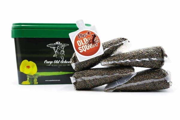 Carp Old School - Konopie / Rzepik Natural 4 kg + zalewa OLD SQUID 4kg Carp Old School - Konopie / Rzepik Natural 4 kg + zalewa OLD SQUID 4kg
