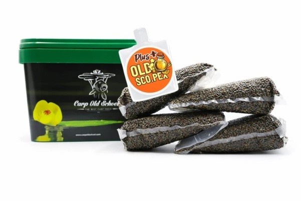 Carp Old School  - Konopie / Rzepik Natural 4 kg + zalewa OLD SCO.PEX