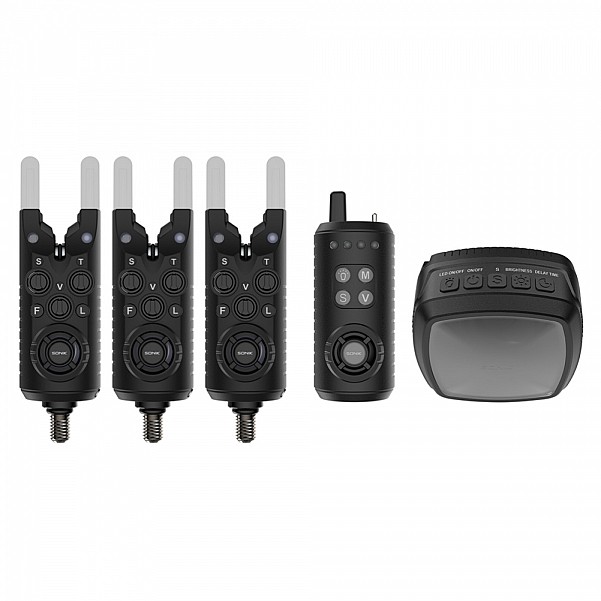 Sonik Gizmo 2 Alarm Set - produkt do licytacji 3 + 1 + lampka - MPN: HC0088 - EAN: 5055279528002