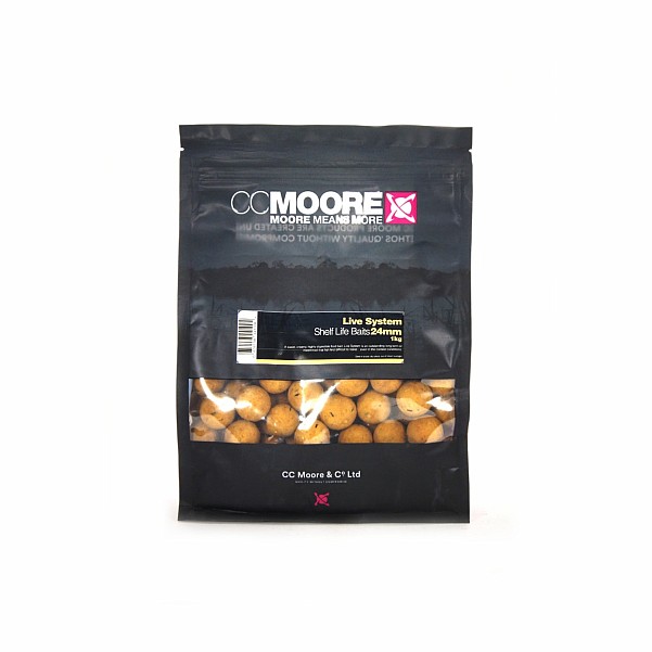 CcMoore ShelfLife Boilies - Live System - 1 kg 24 mm / 1 kg CcMoore ShelfLife Boilies - Live System - 1 kg 24 mm / 1 kg