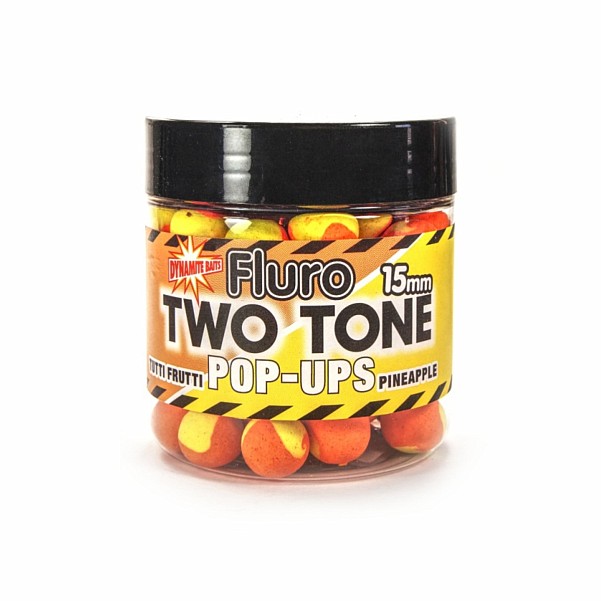 DynamiteBaits Fluro Two Tone Pop-Ups - TuttiFrutti & Pineapple 