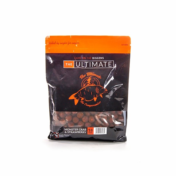 UltimateProducts Top Range Boilies - Monster Crab & Strawberry 18 mm / 1 kg UltimateProducts Top Range Boilies - Monster Crab & Strawberry 18 mm / 1 kg