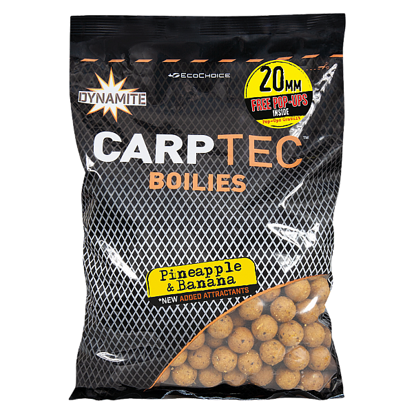 DynamiteBaits Carp Tec Boilies - Pineapple & Banana 20mm / 1.8kg
