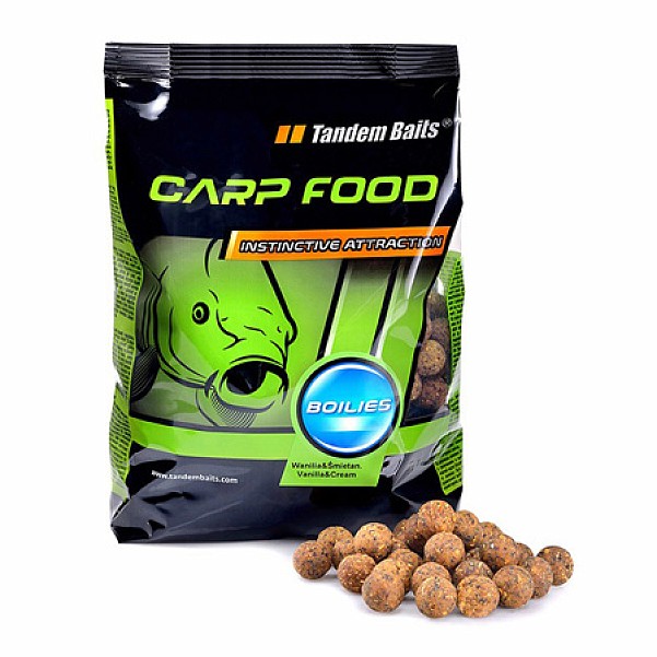 TandemBaits Carp Food Boilies  - Bananowy Krem