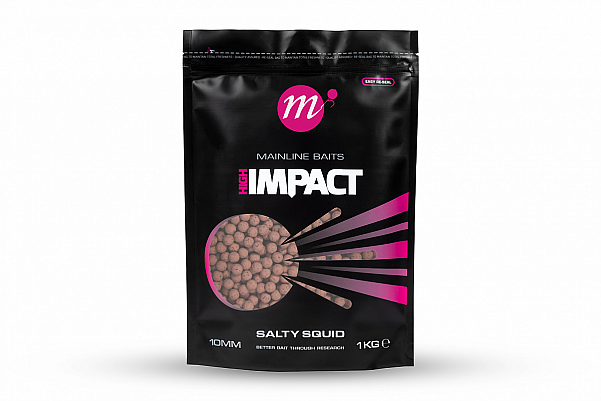 Mainline High Impact Boilies - Salty Squid 
