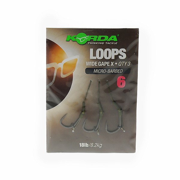 Korda Loop Rigs DF Wide Gape X Rig 6