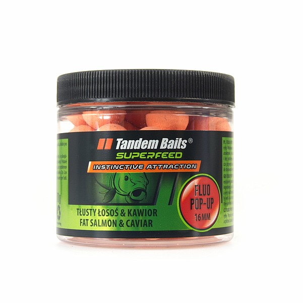 TandemBaits SuperFeed Fluo  - Tłusty Łosoś & Kawior 16mm / 70g