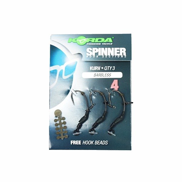 Korda Spinner Hook Sections Kurv Barbless