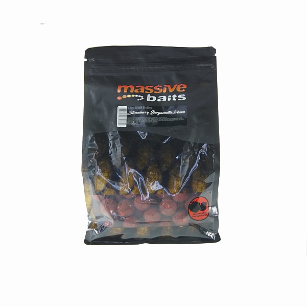 MassiveBaits Special Boilies - Strawberry Bergamotta 24mm / 1 kg MassiveBaits Special Boilies - Strawberry Bergamotta 24mm / 1 kg