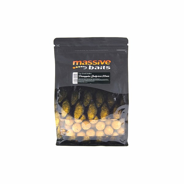 MassiveBaits Top Shelf Boilies - Pineapplez Butyricco 24mm / 1 kg MassiveBaits Top Shelf Boilies - Pineapplez Butyricco 24mm / 1 kg