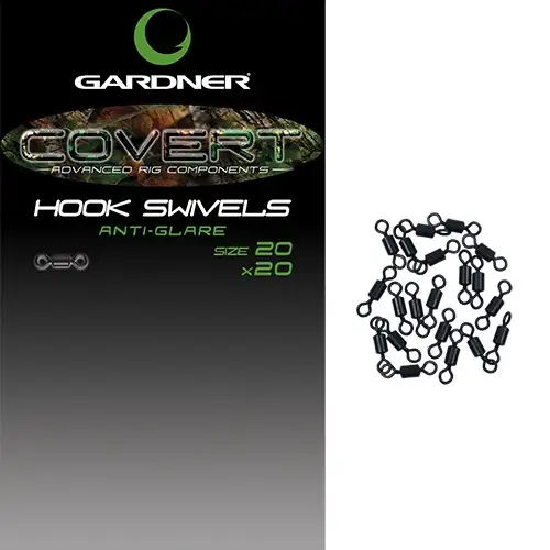 Gardner Covert Hook Swivels 20 sztuk