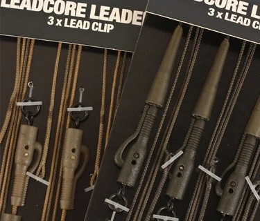 Korda Leadcore Leader Hybrid Lead Clip QC Swivel Weed/Silt / zielony