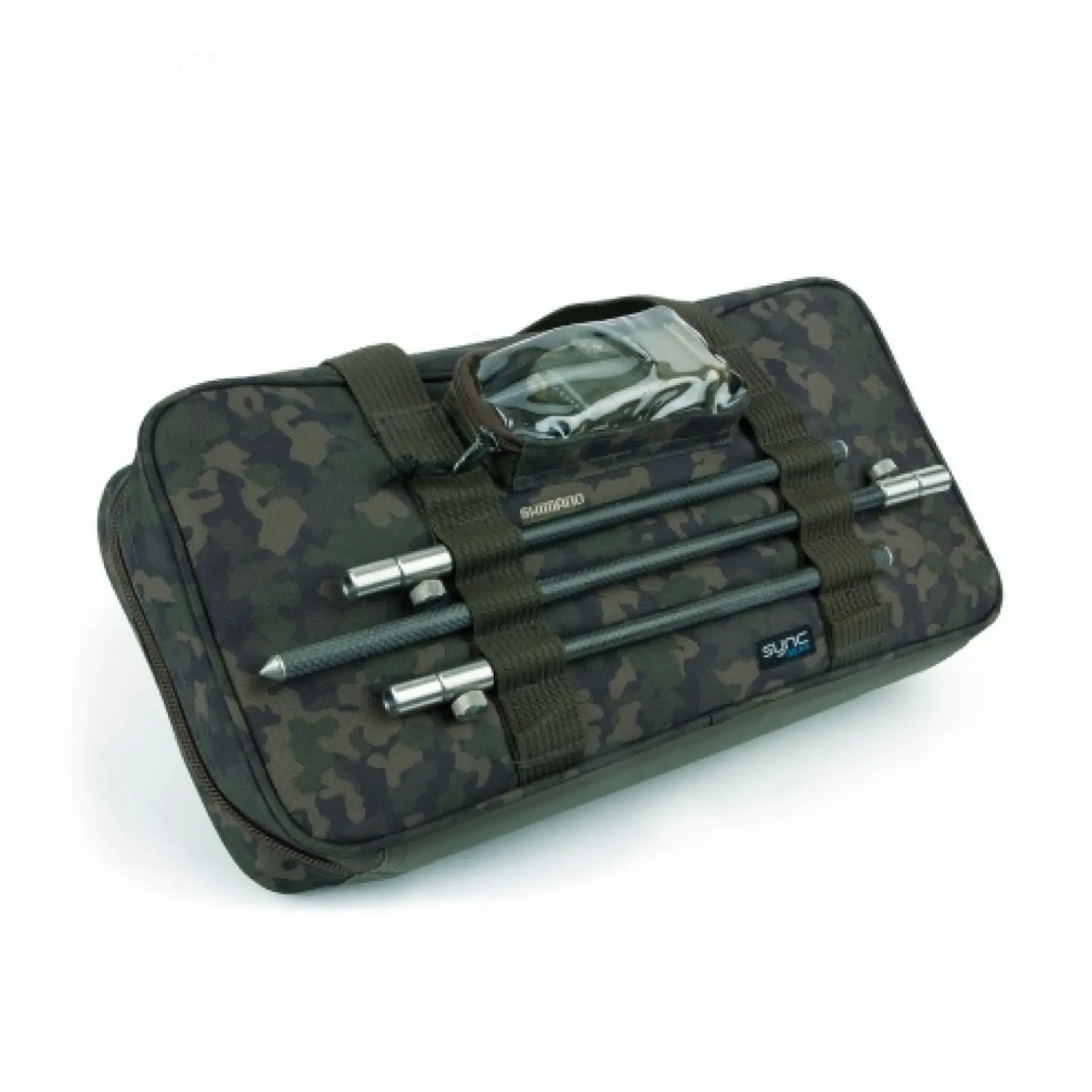 Shimano Tribal Trench Buzze Bar 3 Rod Bag 45x22x8cm