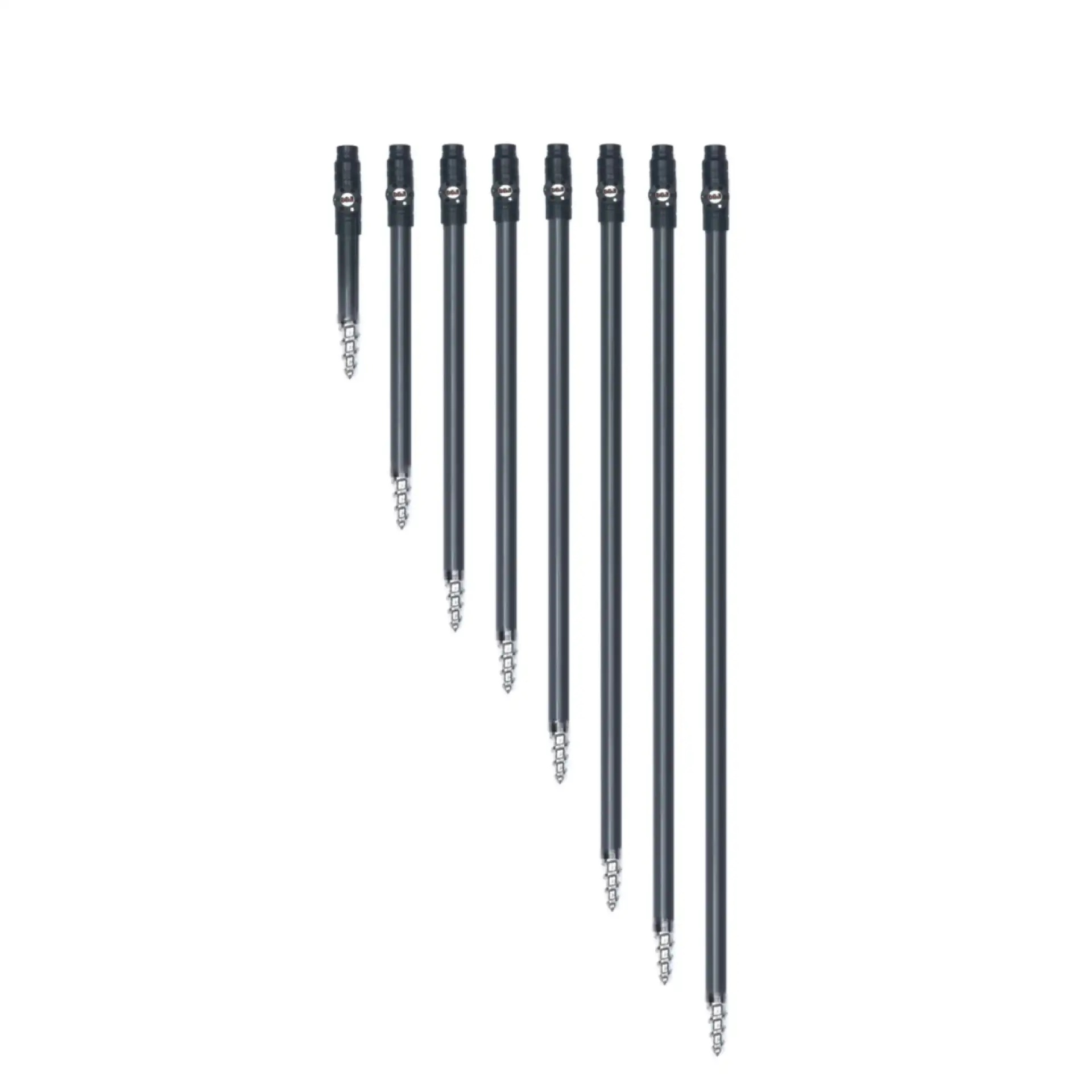 FIL  - Podpórka gwintowana aluminiowa black mat 130 cm