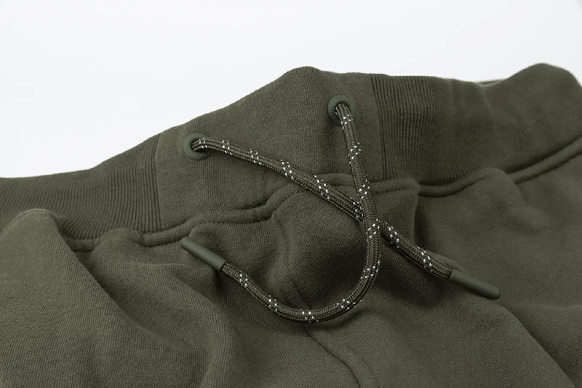 Fox Collection Green Silver Joggers Shorts LightWeight L