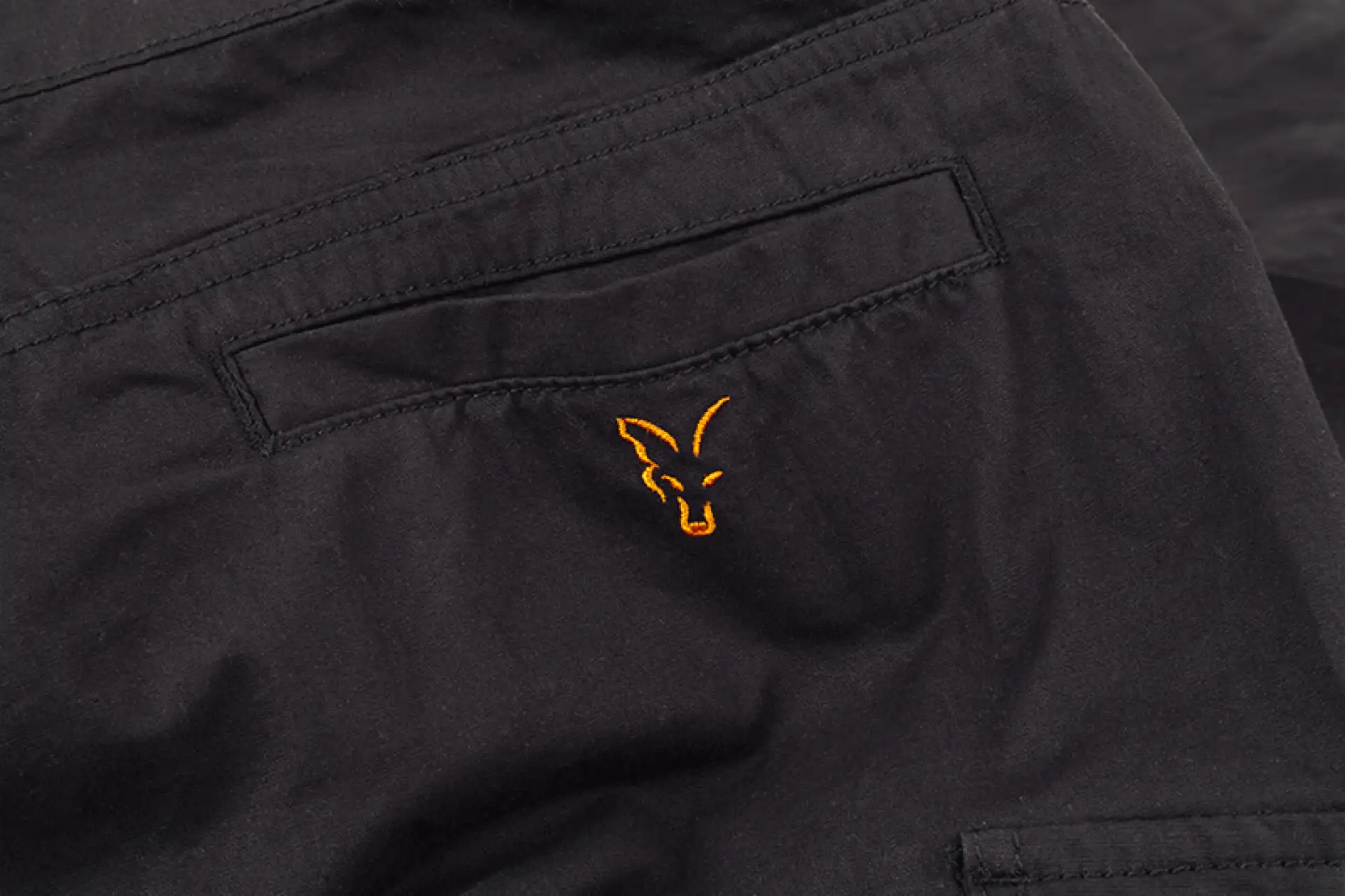 Fox Collection Black Orange Combat Shorts