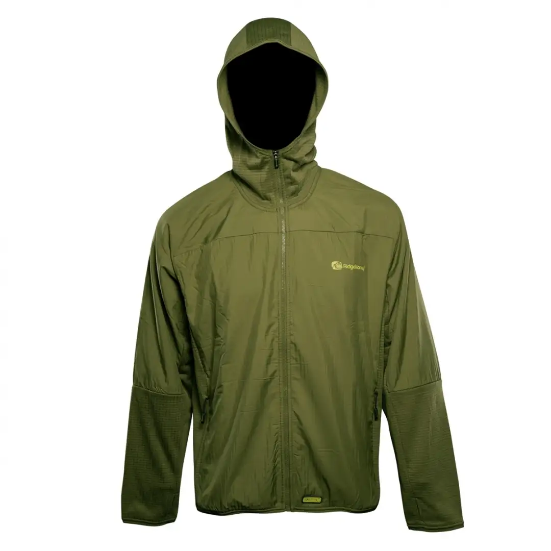RidgeMonkey APEarel Dropback Lightweight Zip Jacket Green L