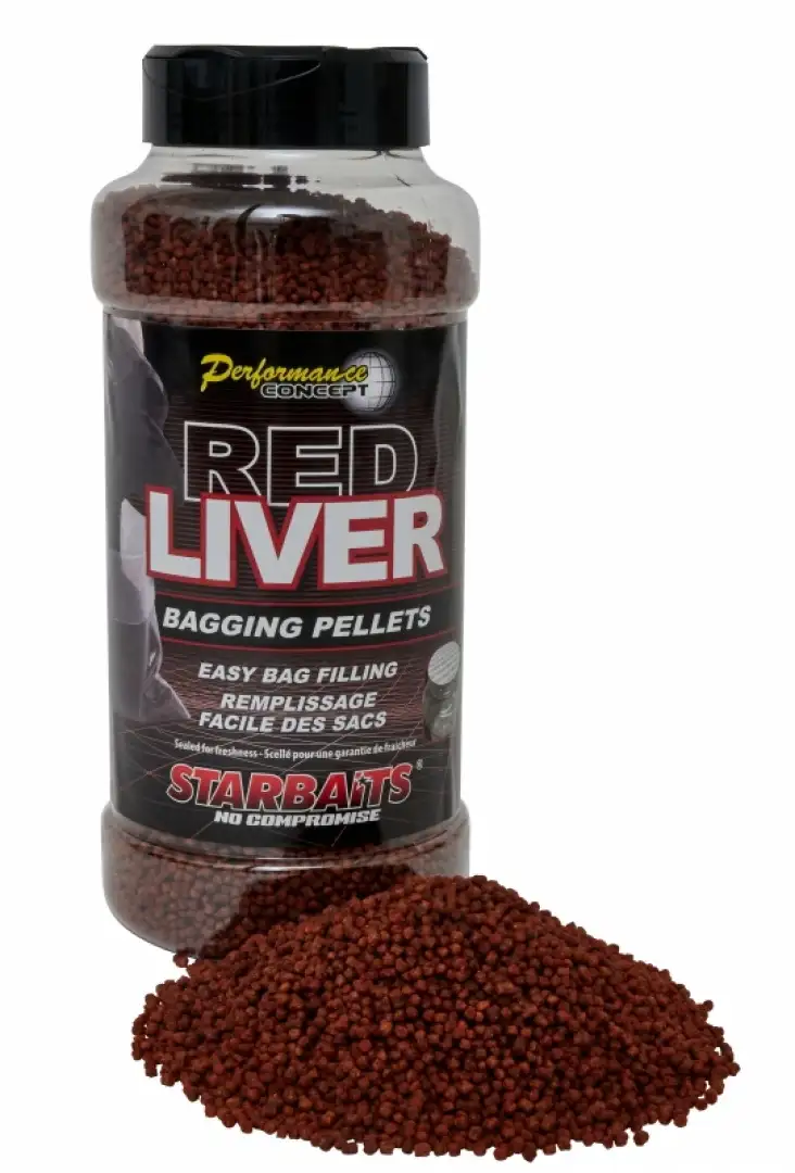 Starbaits Performance Bagging Pellet - Red Liver 700g