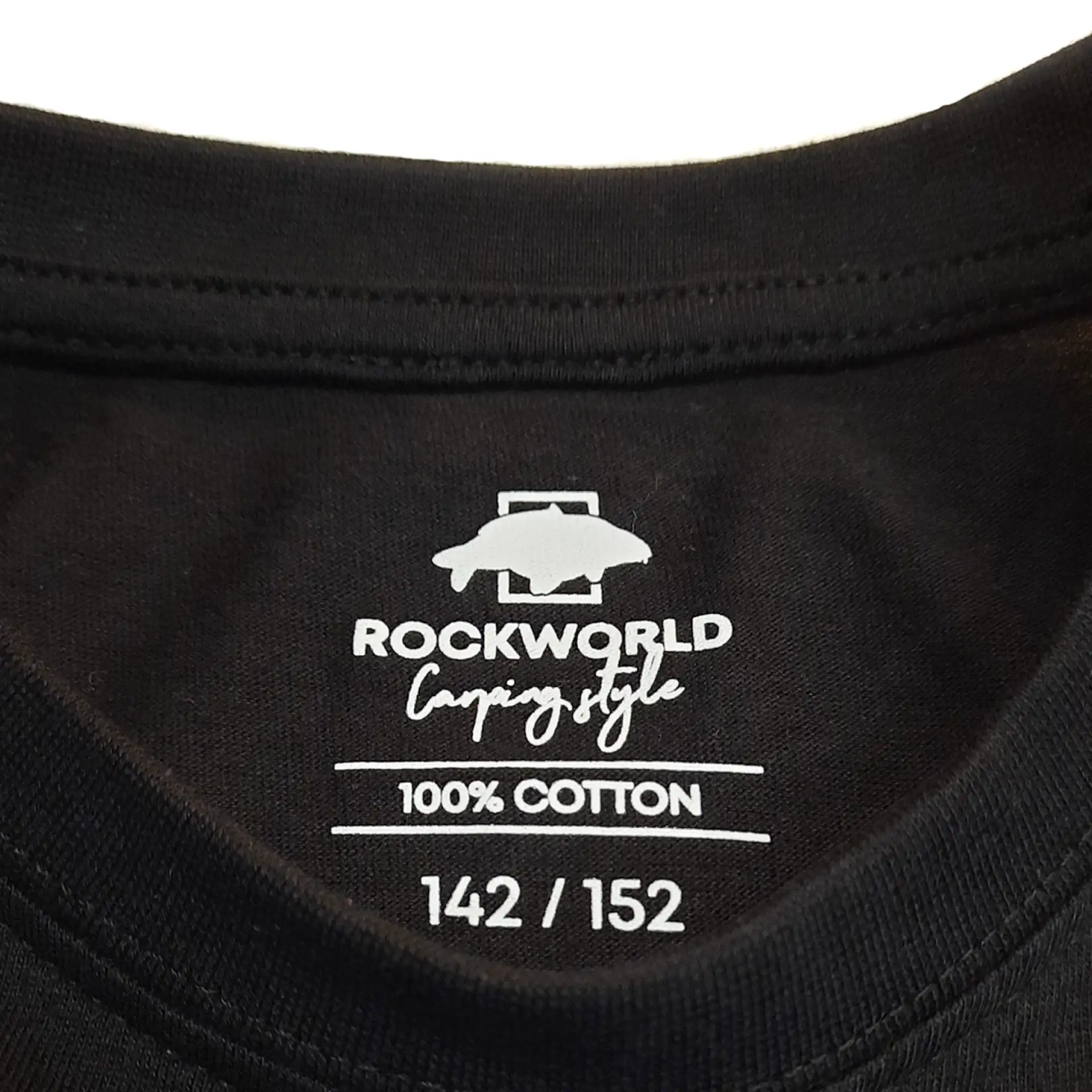 Rockworld Karpiuję z Tatą - Koszulka dziecięca czarna 142/152