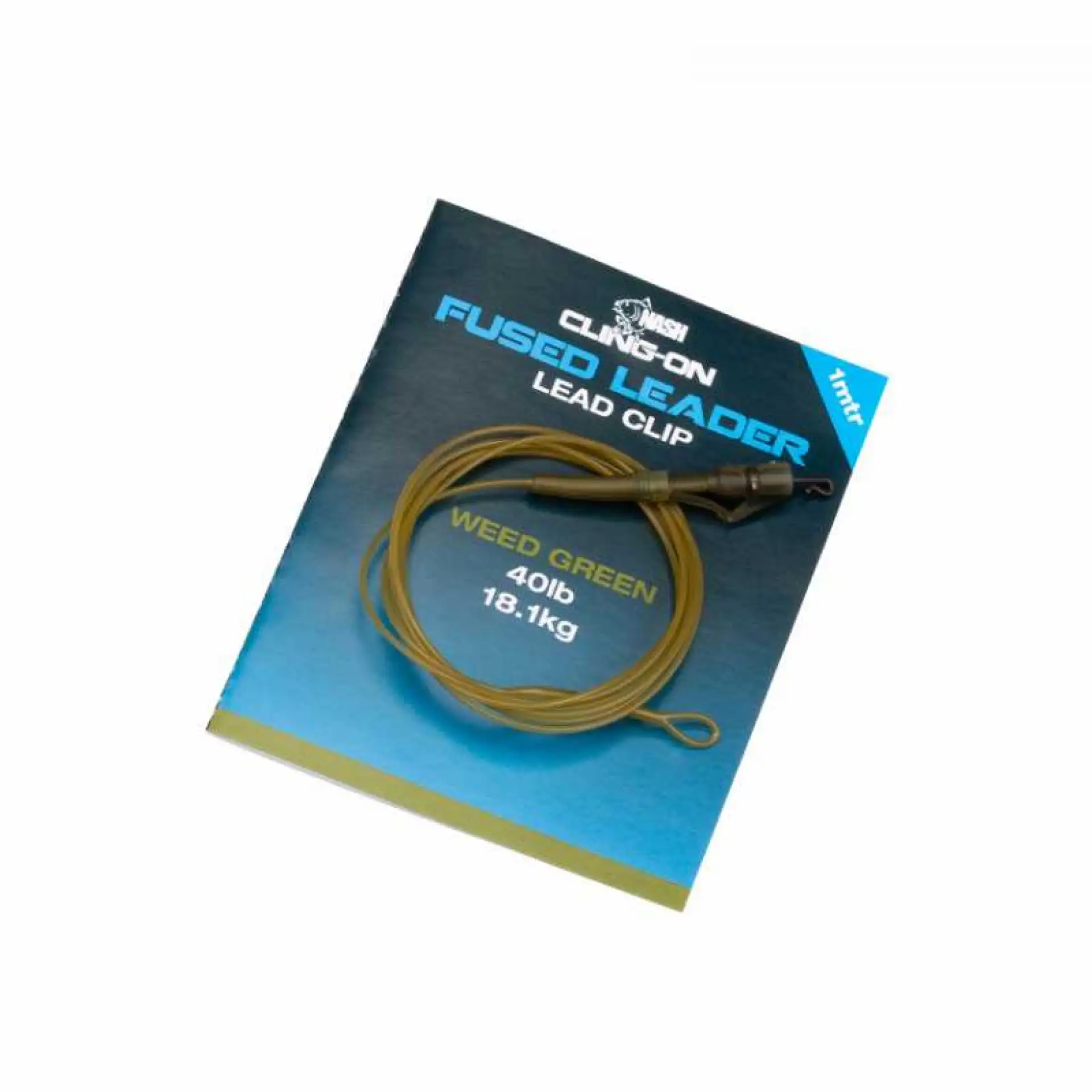 Nash Cling-On Fused Lead Clip Leader Weed (roślinność)