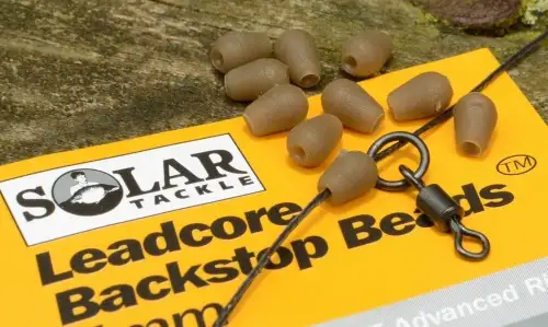 Solar Leadcore Backstops Beads zielony
