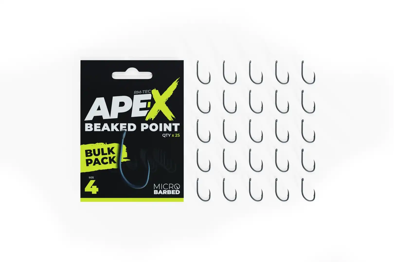 RidgeMonkey Ape-X Beaked Point Barbed Bulk Pack 