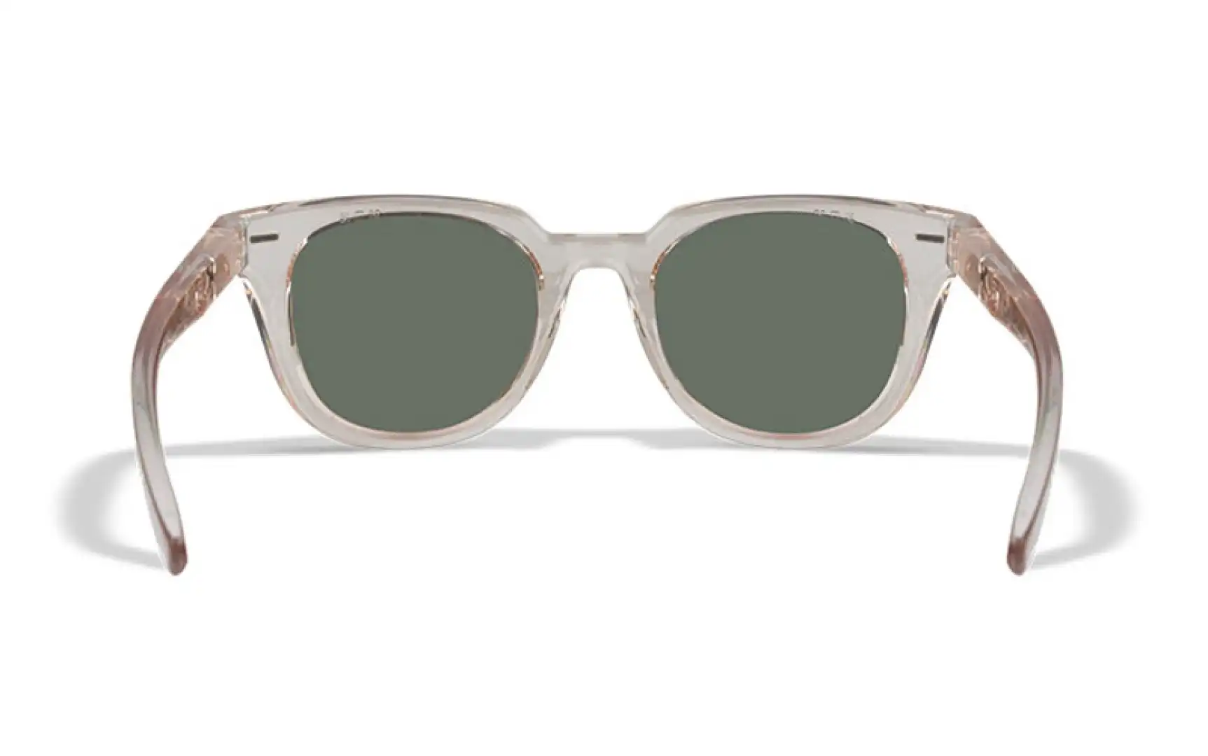 WileyX ULTRA Captivate Polarized Rose Gold Mirror Smoke Green Gloss Crystal Blush Frame Captivate Polarized Rose Gold Mirror Smoke Green