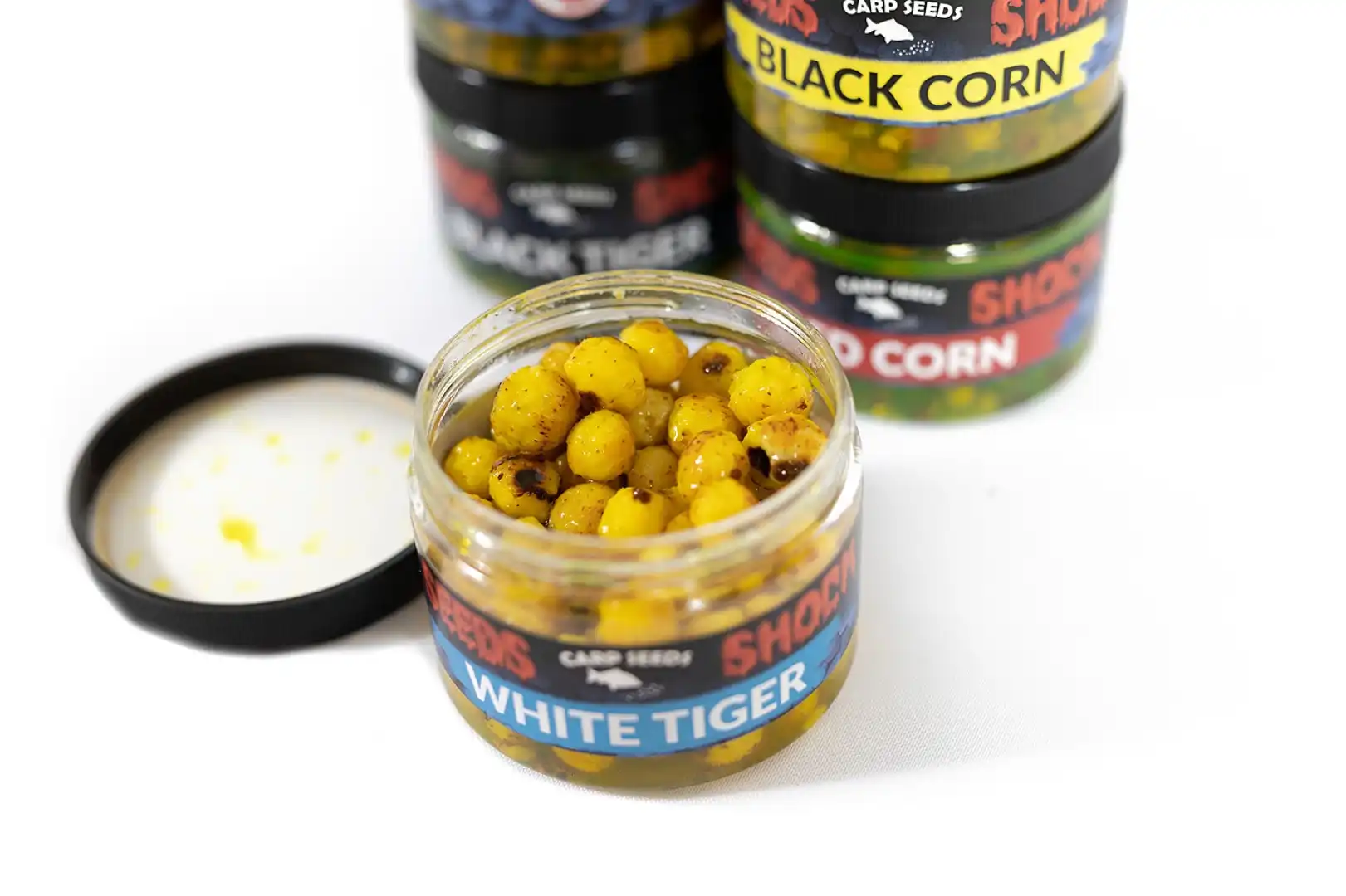Carp Seeds Seeds Shock White Tiger - Hot Stink 150ml