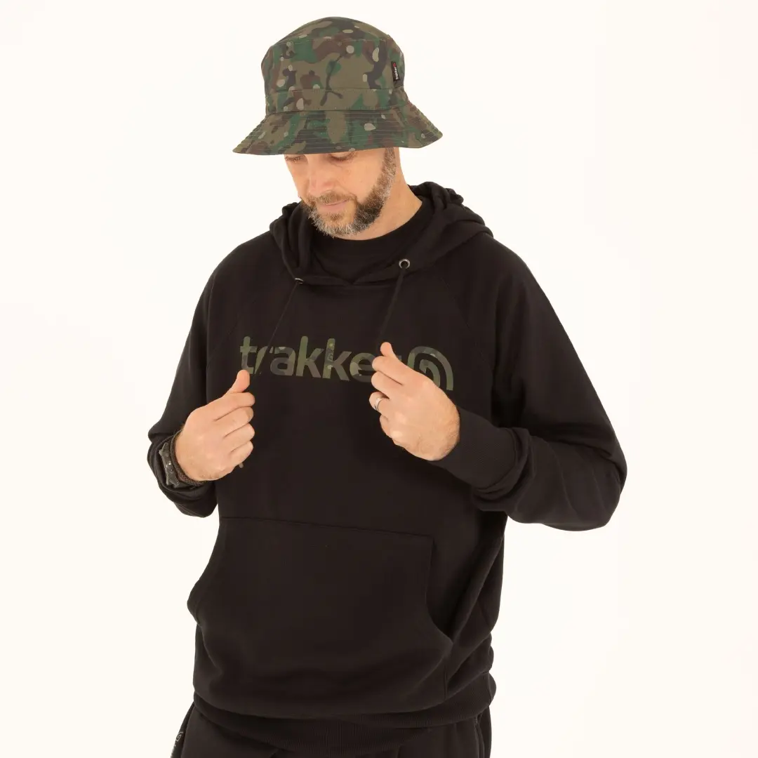 Trakker CR Logo Hoody Black Camo M