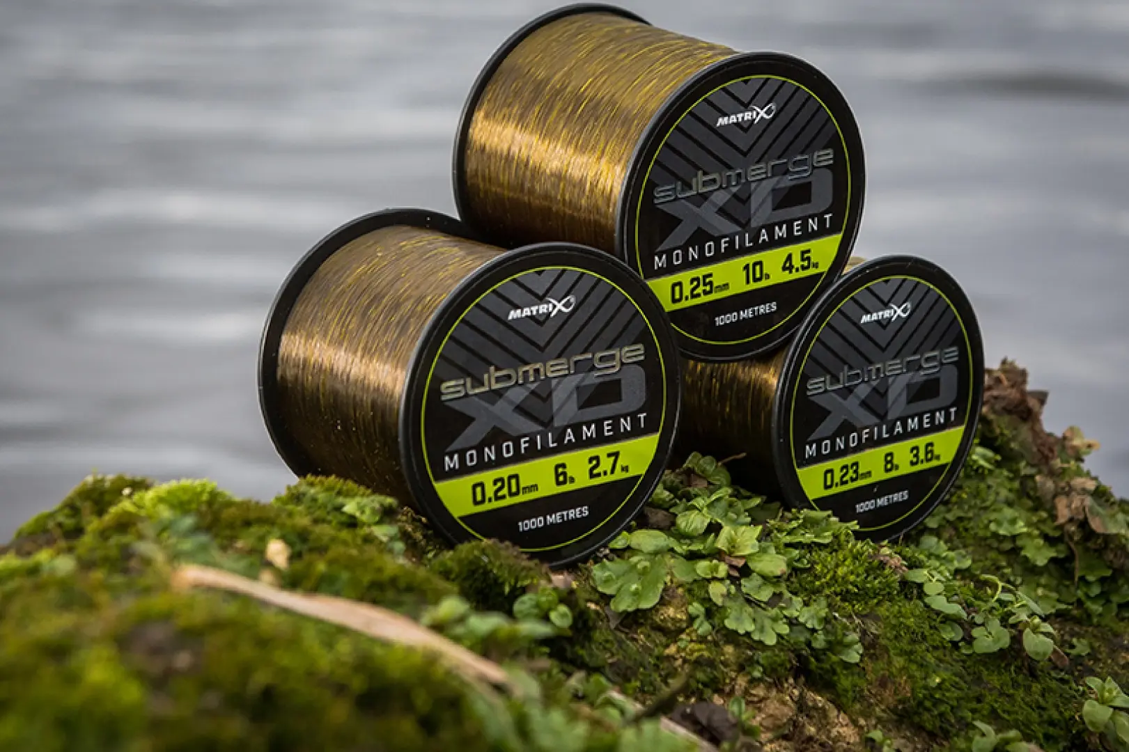 Matrix Submerge XD Bulk Monofilament - 1000m 0.25mm/10lb/4.5kg