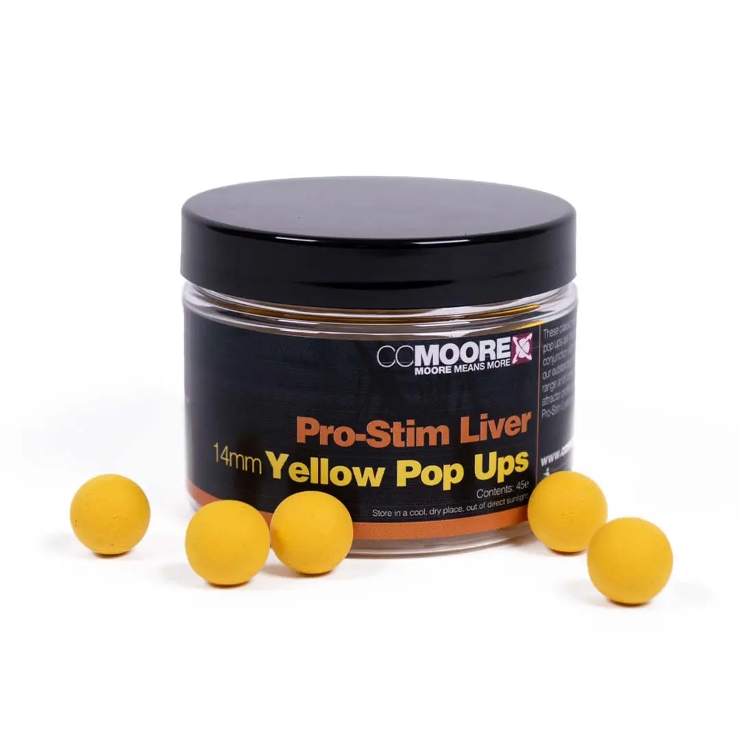 CCMoore Pro-Stim Liver  Pop Ups - Yellow