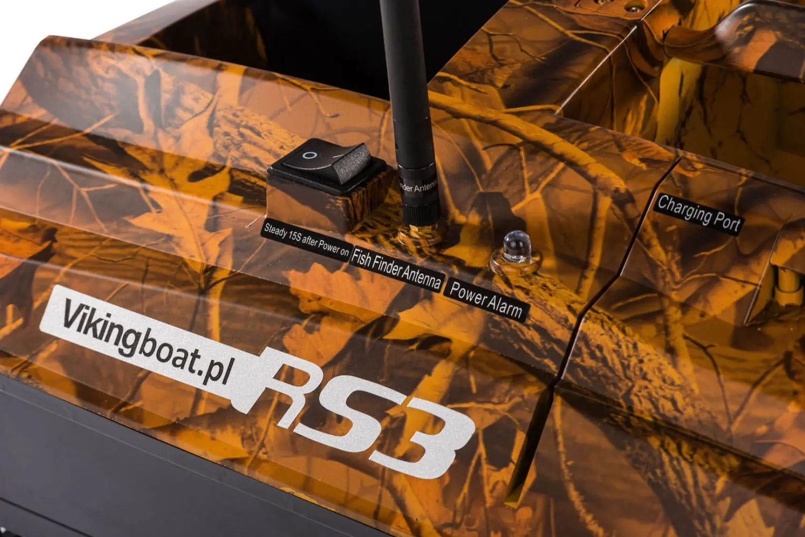 Viking Boat RS3 CAMO - (Echosonda All in One w Pilocie)