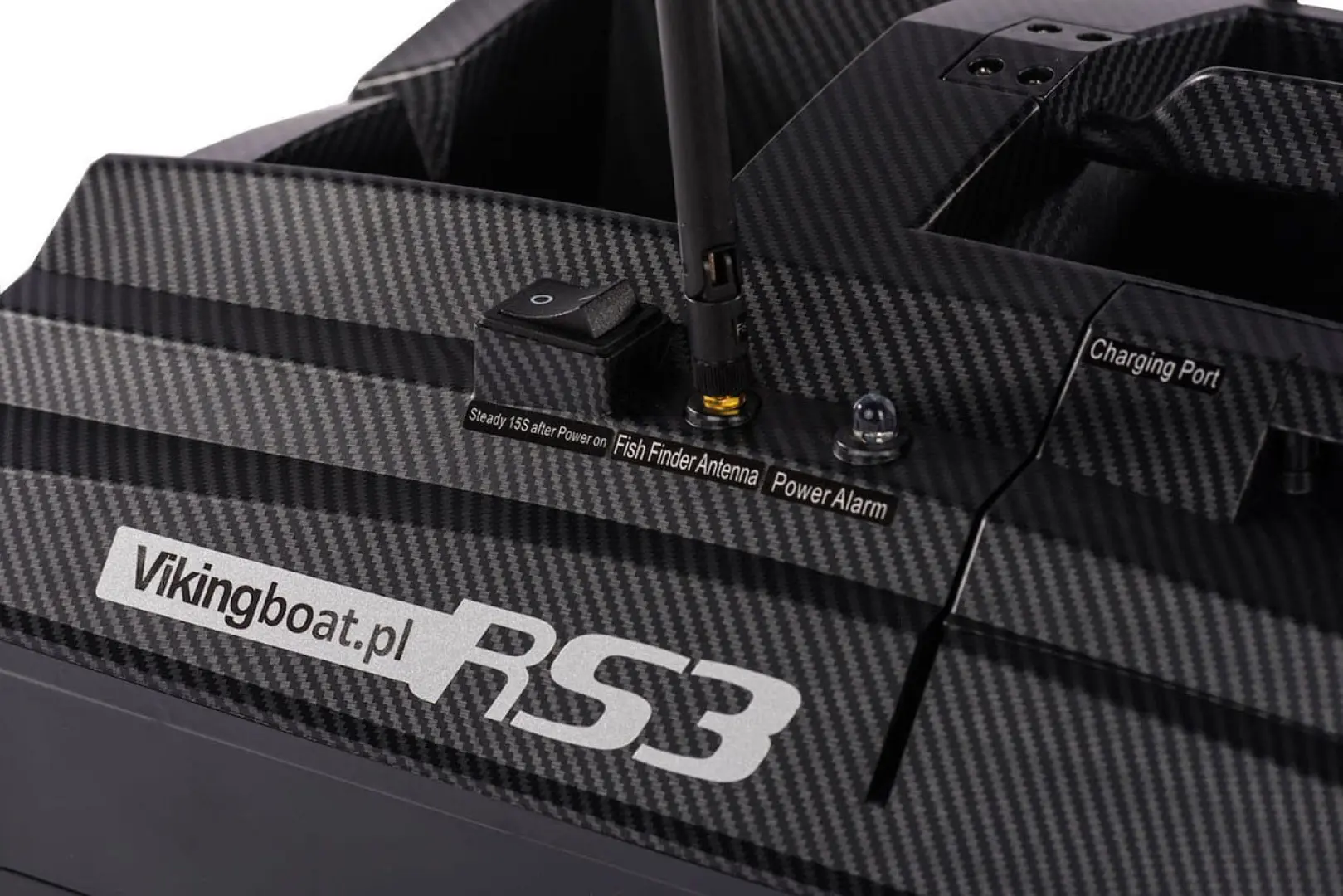 Viking Boat RS3 Carbon - (Echosonda All in One w Pilocie + Rozrzutnik Zanęty)