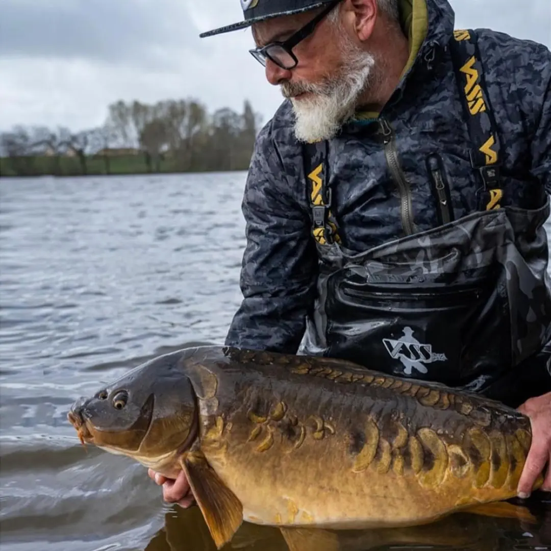 Vass Hybrid 700 Grey Camo Chest Waders  41 (UK7)