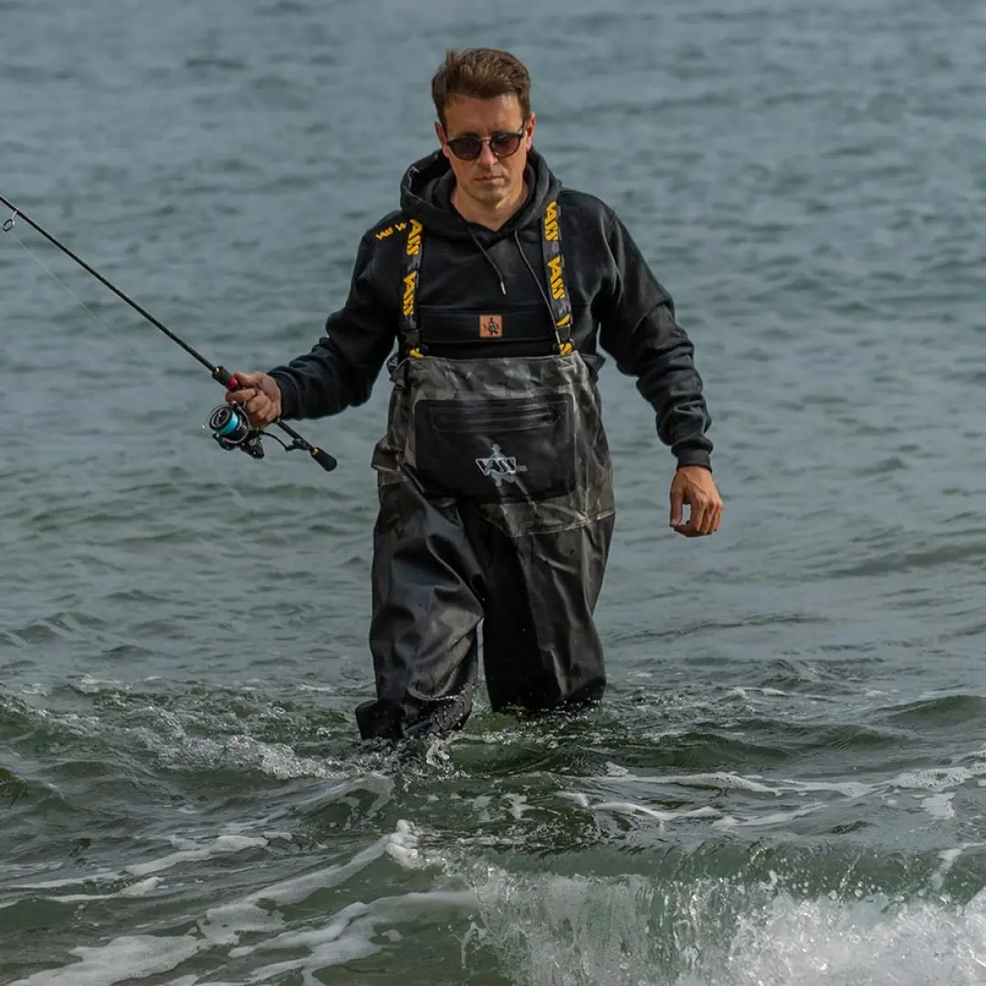 Vass Hybrid 700 Grey Camo Chest Waders  41 (UK7)