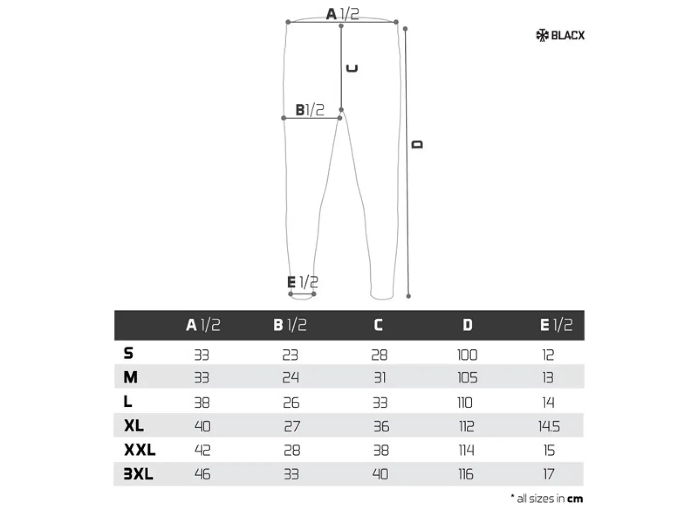 Delphin TUNDRA Blacx Thermal Bottom Part XL