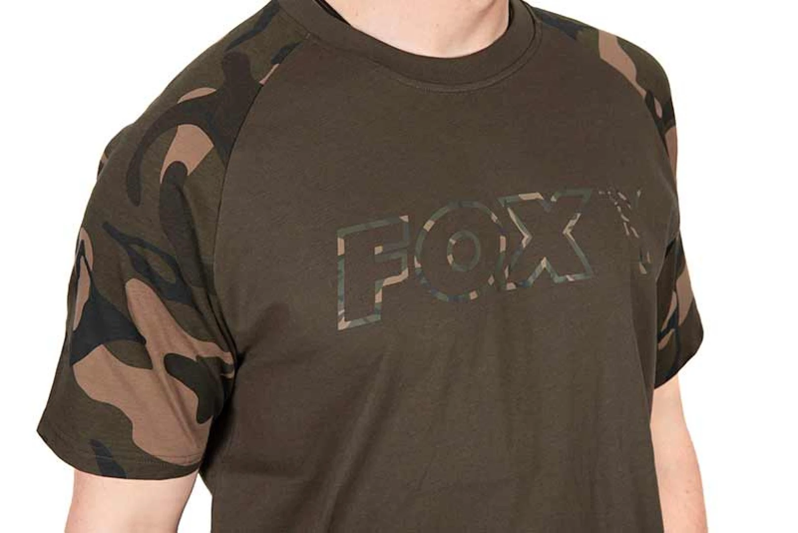 Fox Khaki / Camo Outline T-Shirt M