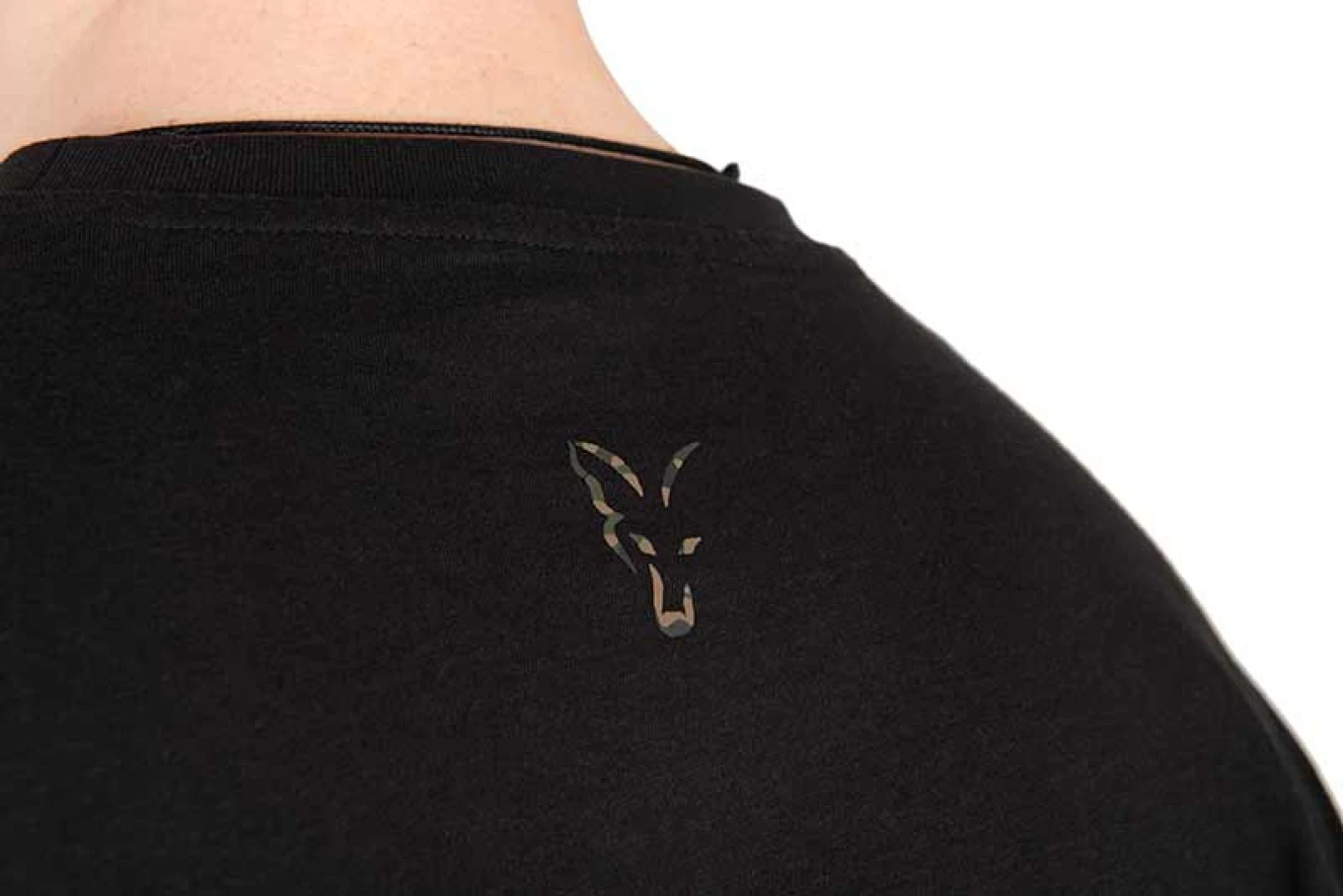 Fox Black / Camo Logo T-Shirt L
