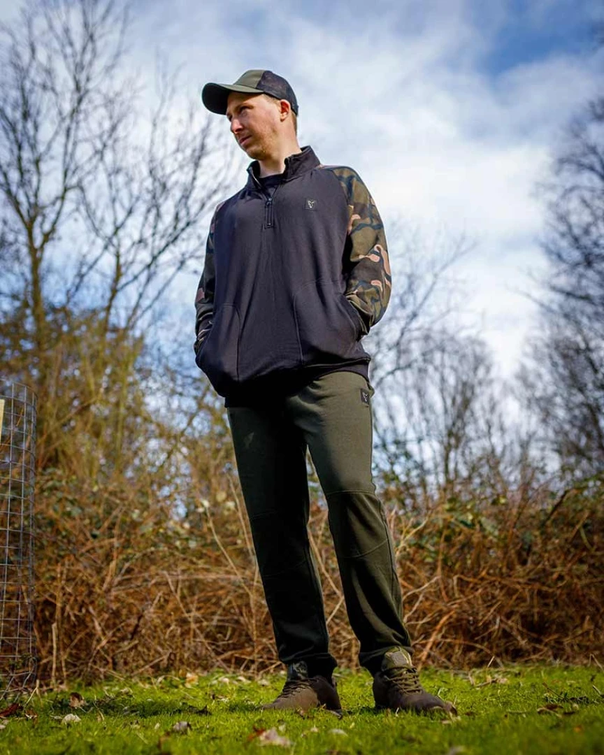 Fox LW Black / Camo QTR Zip XL