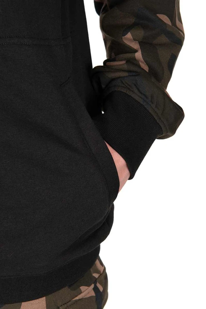 Fox LW Black / Camo QTR Zip XL