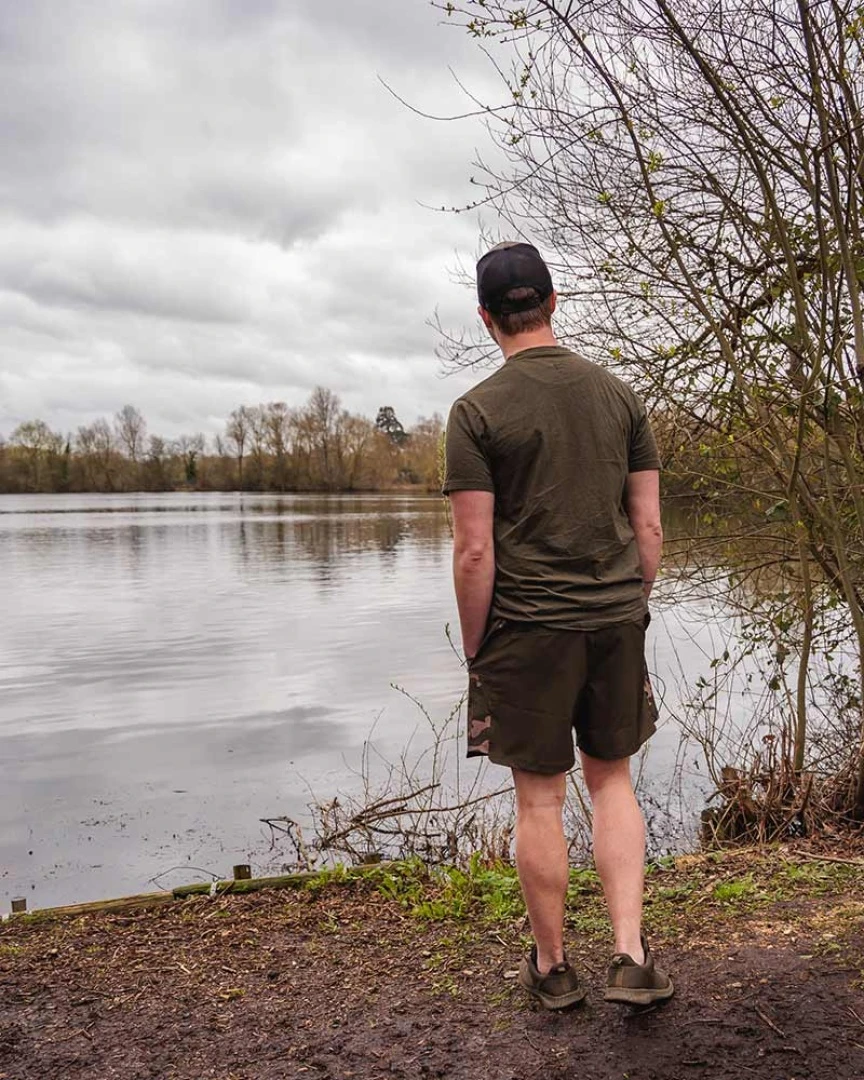 Fox Khaki/Camo LW Swim Shorts S