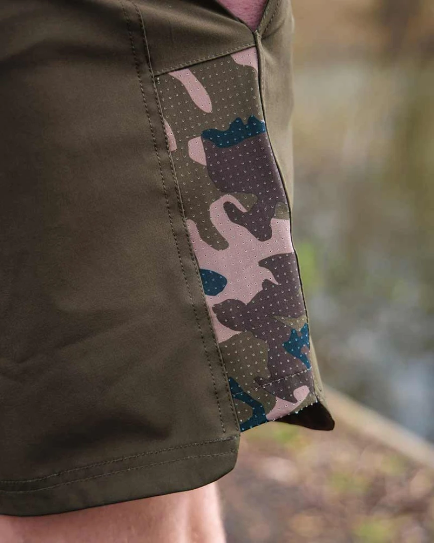 Fox Khaki/Camo LW Swim Shorts S