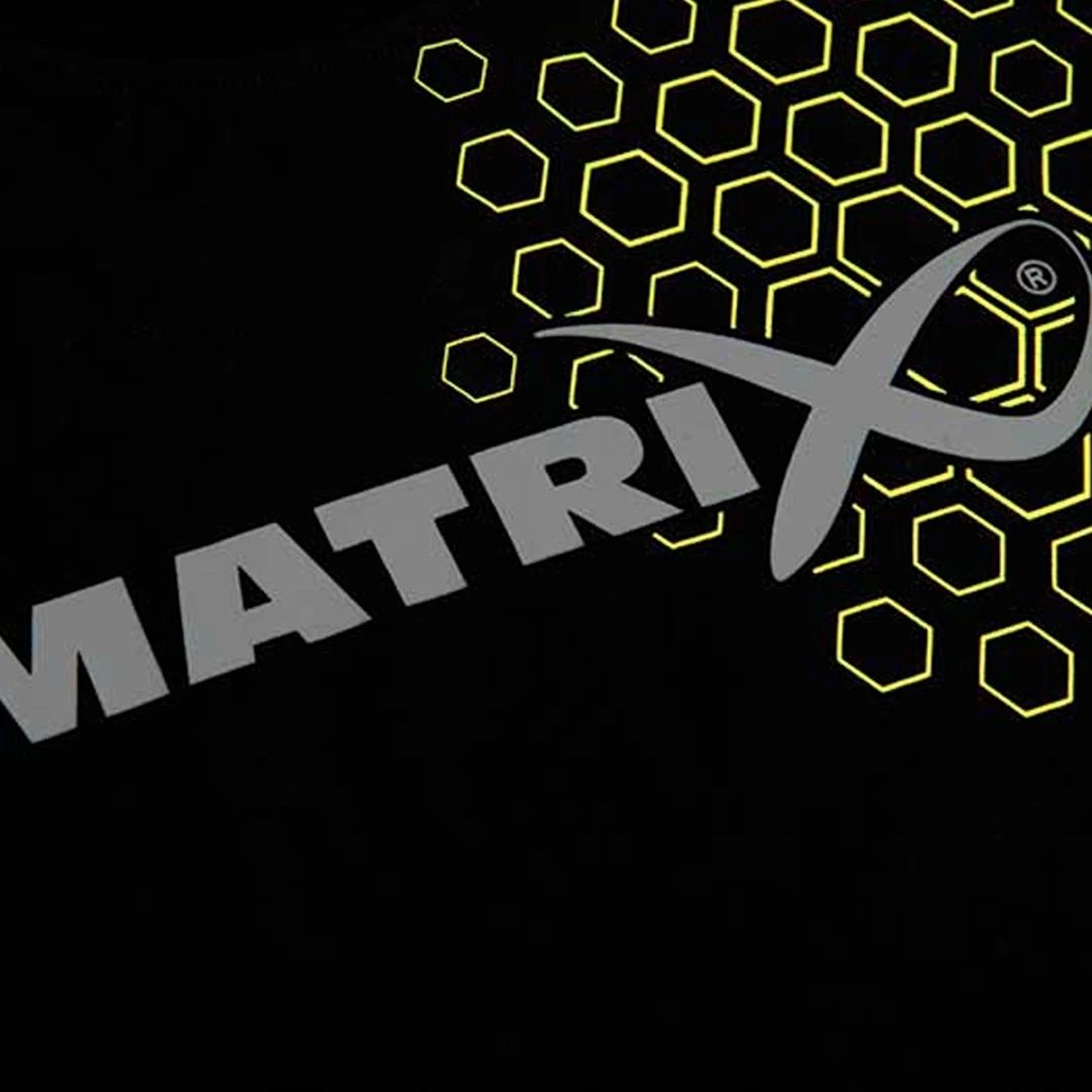 Matrix Hex Print T-Shirt - Black XL