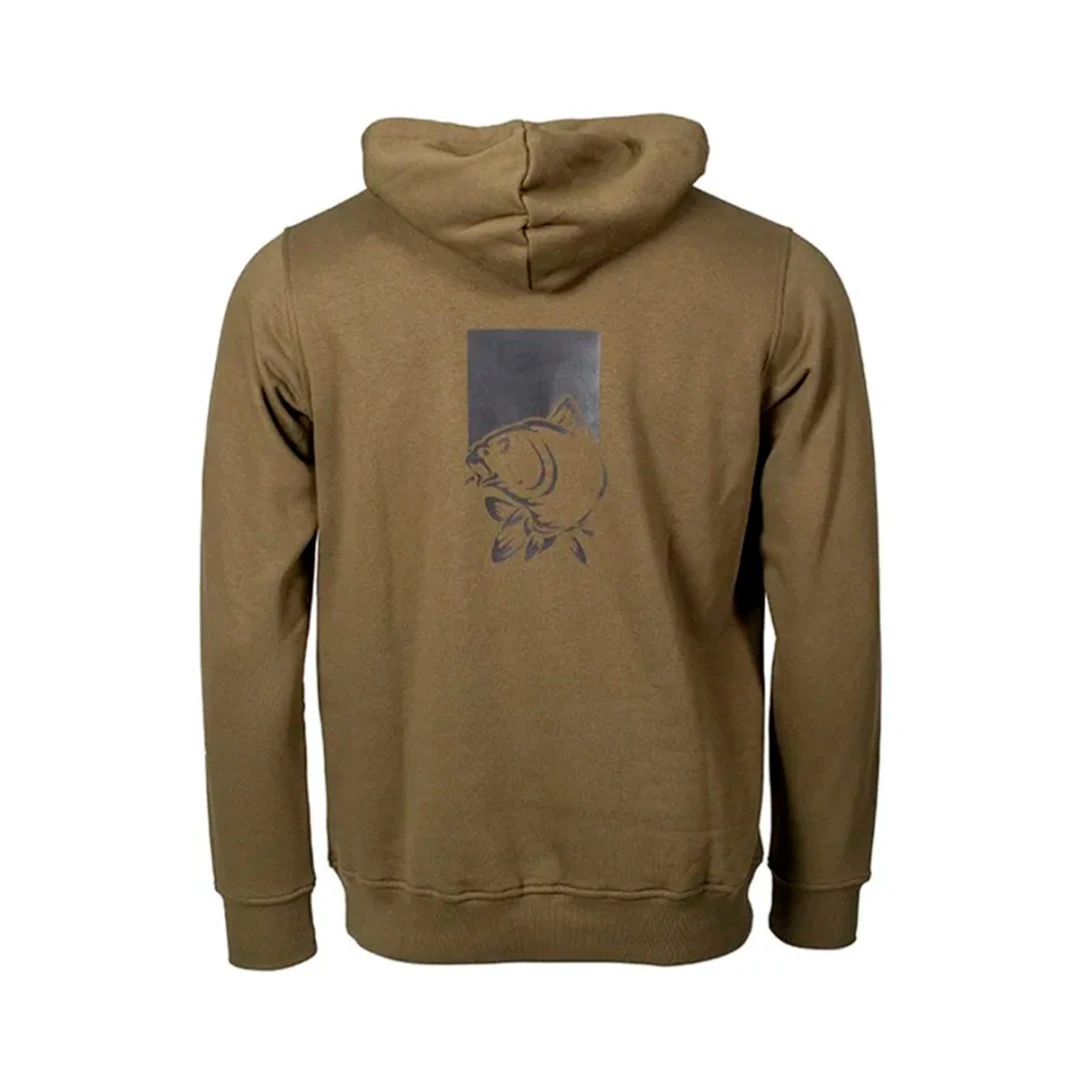Nash Make It Happen Hoody Fish Logo - Green S